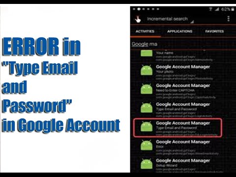 google account manager type email and password apk